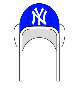 Imagen de Gorro de Waterpolo Adulto NY Yankees Blue
