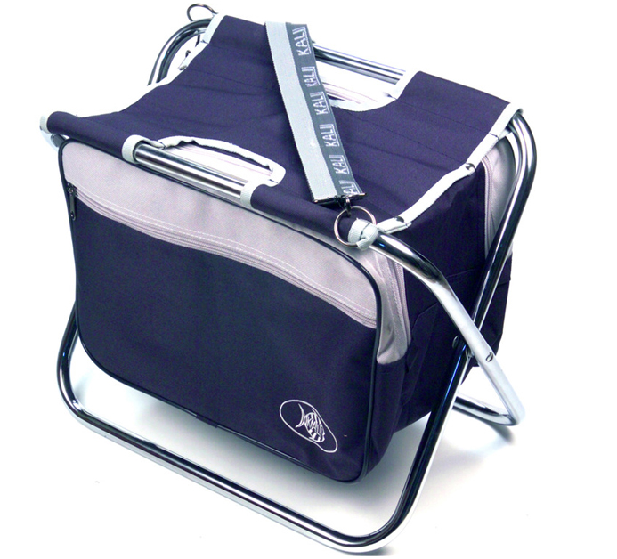 Práctica bolsa de asiento, ideal para la pesca.