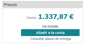 Área precio